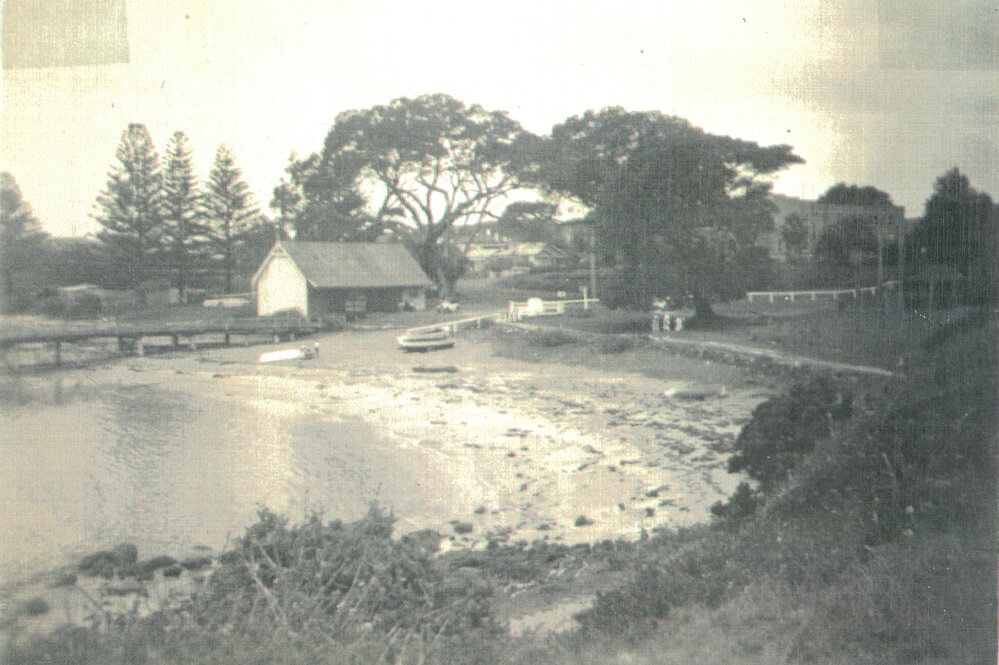 The Boat Store at Shellharbour in the 1940s