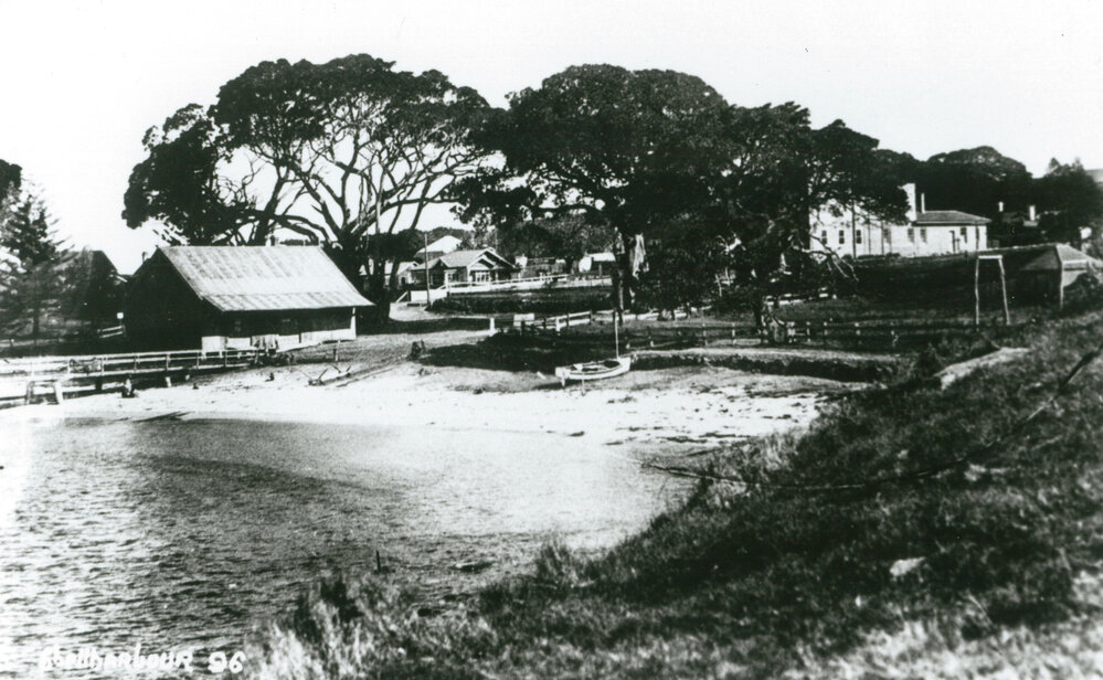 The Boat Store at Shellharbour in the 1930s