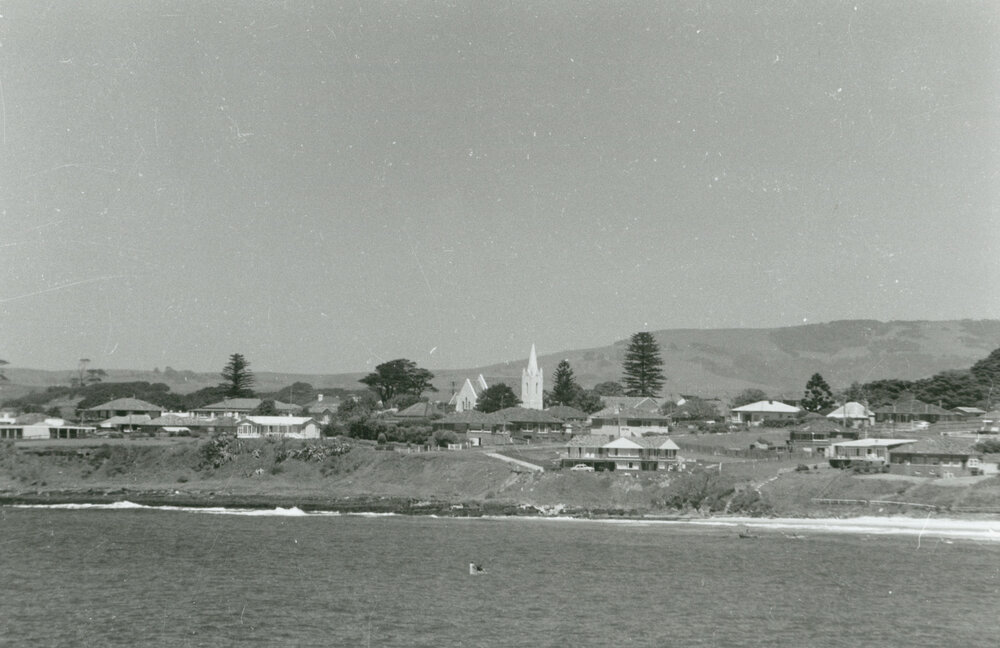 St Paul's Church of England, Shellharbour view from the ocean