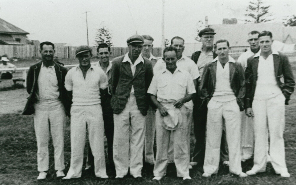Shellharbour Cricket Team at Kiama Showground about 1954