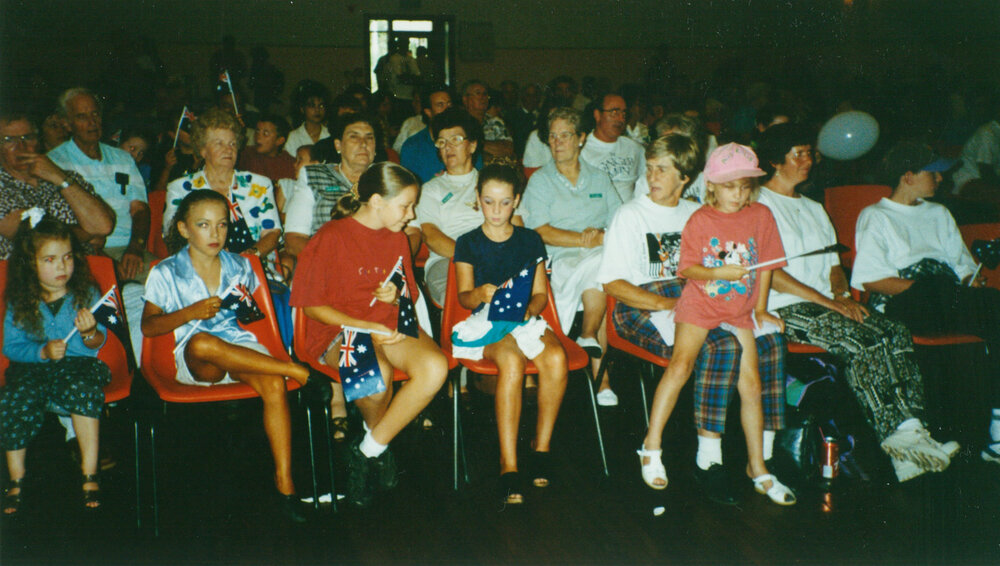 Crowd at Shellharbour's Australia Day Celebrations 1997