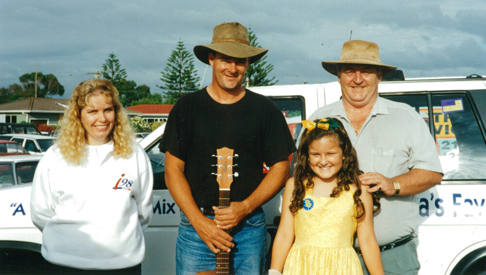 Ald David Hamilton and family at the Australia Day breakfast