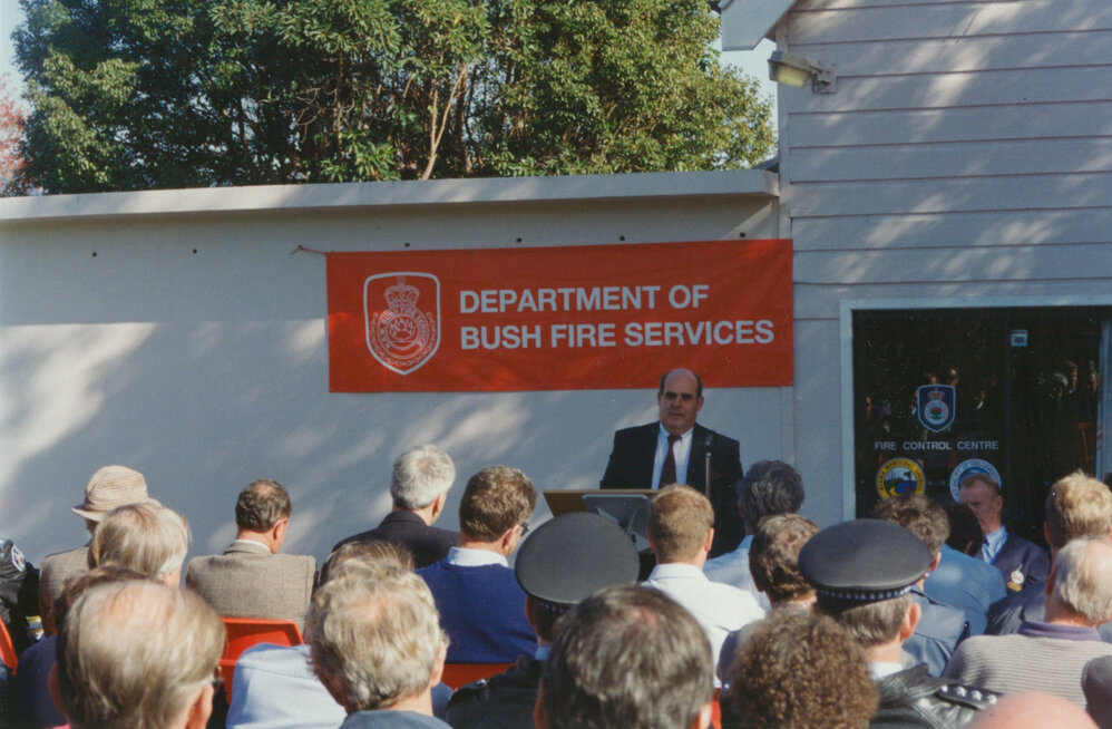 Albion Park Bushfire Brigade truck presentation 1993
