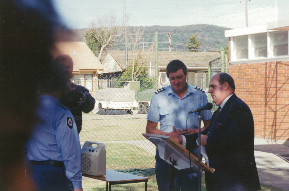 Albion Park Bushfire Brigade truck presentation 1993