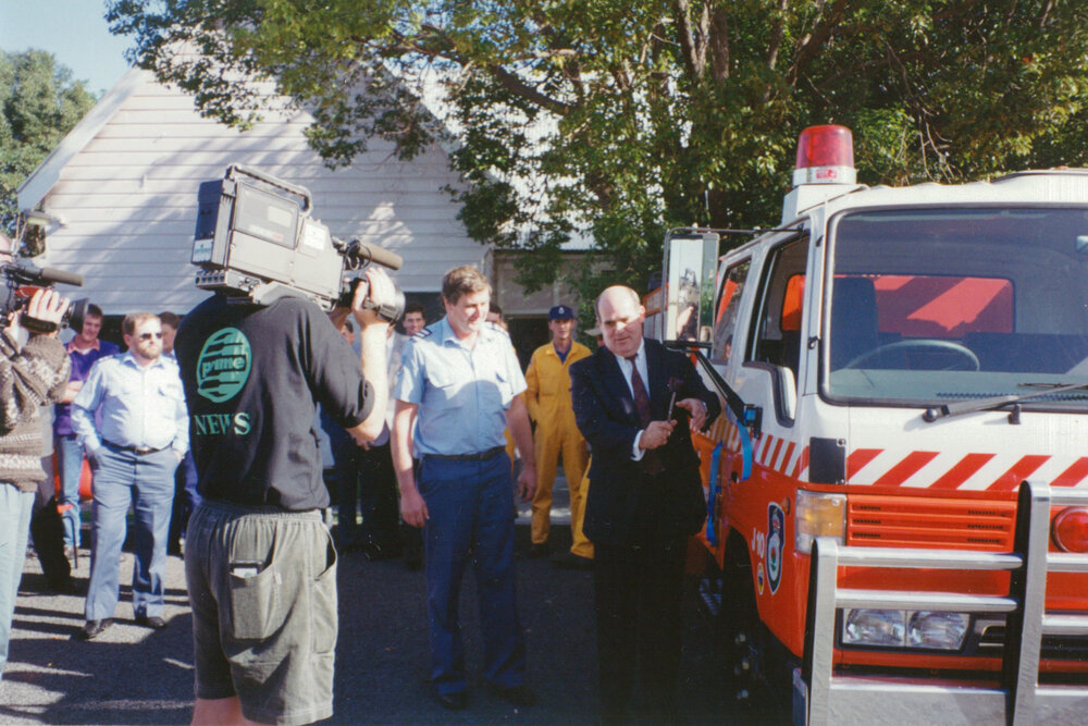 Albion Park Bushfire Brigade truck presentation 1993