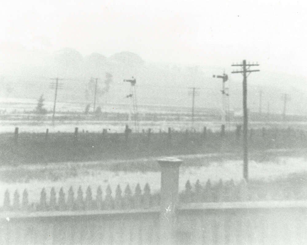 The Princes Highway flooded at Dunmore