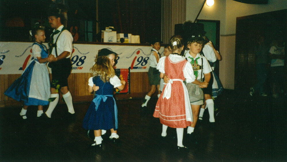 Multicultural dancers at the Australia Day celebrations 1997