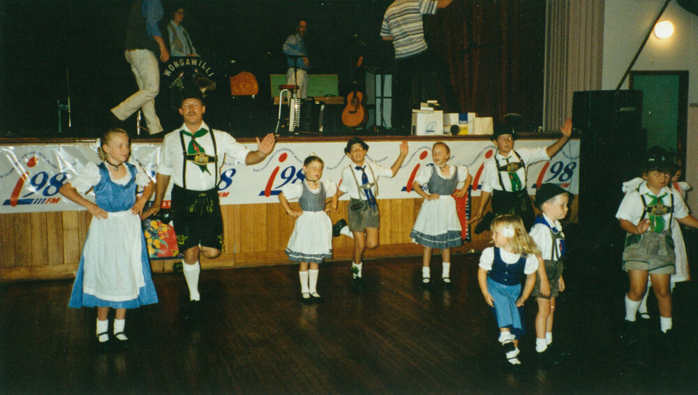 Multicultural dancers at the Australia Day celebrations 1997