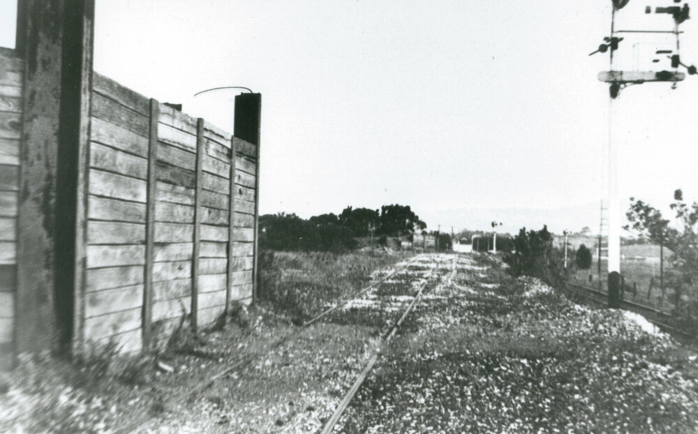 Rail siding at Shellharbour