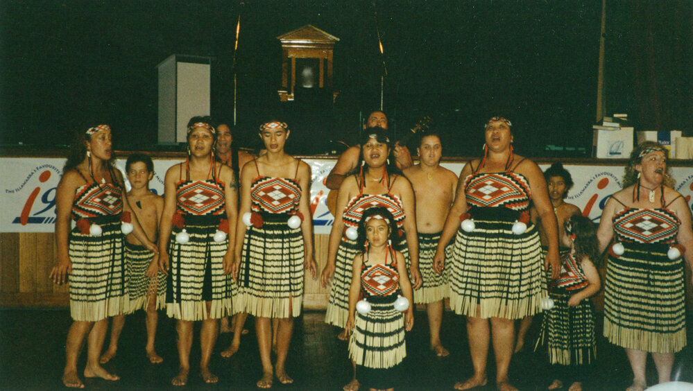 Maori performers at the Australia Day celebrations 1997