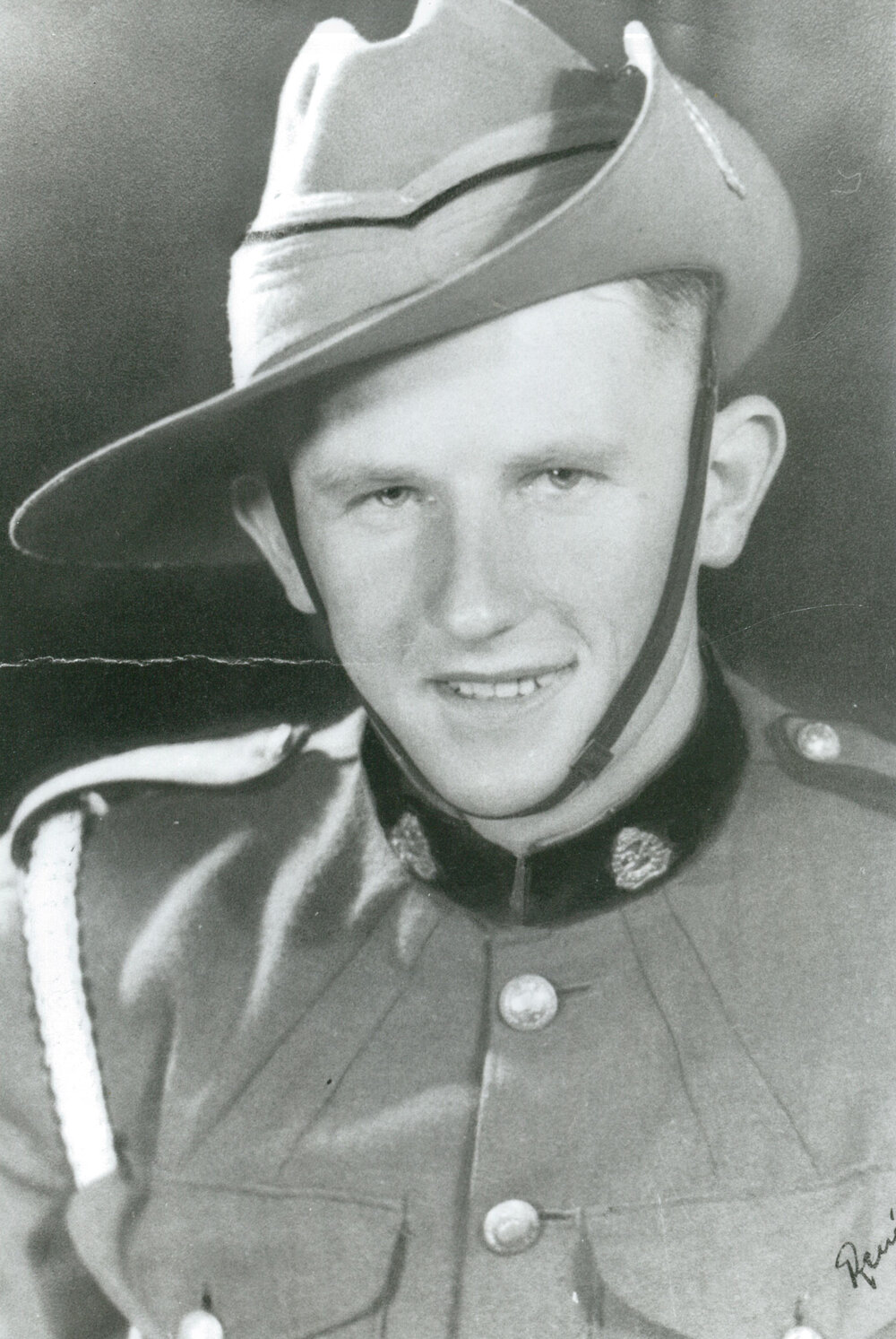 John Hazelton in army uniform