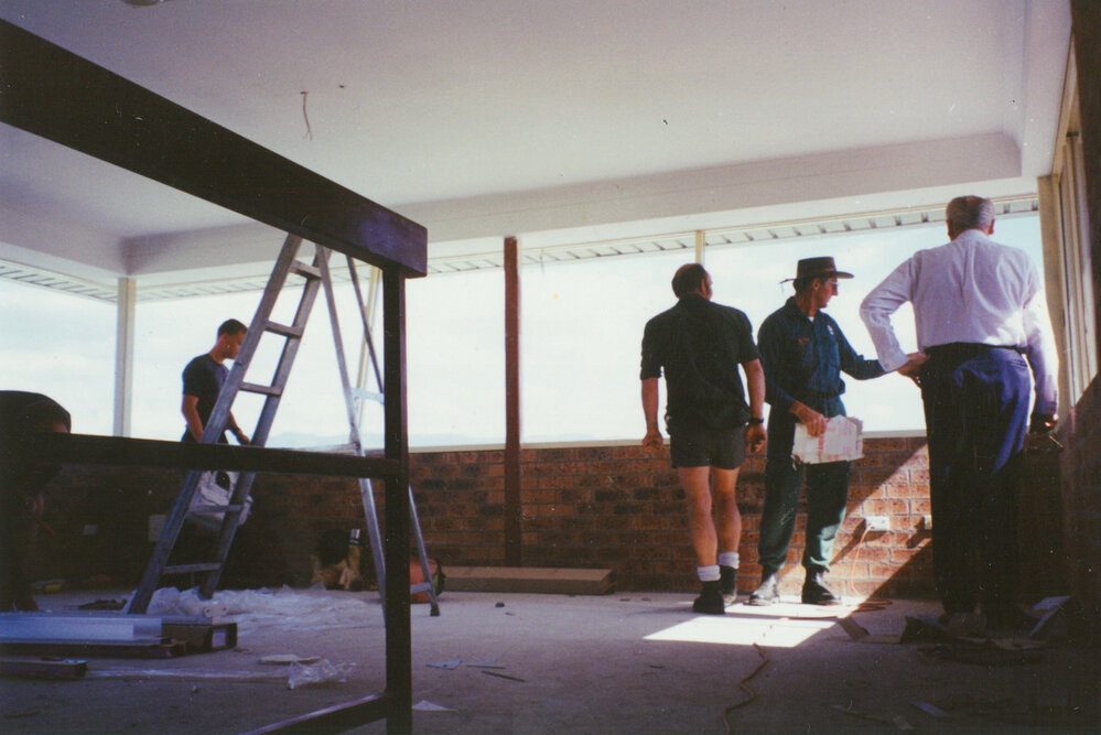 Albion Park Aerodrome terminal under construction 1993