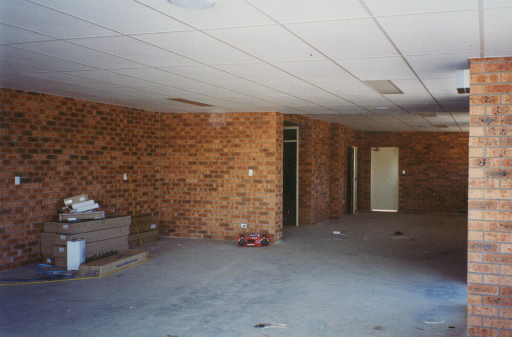 Albion Park Aerodrome terminal under construction 1993