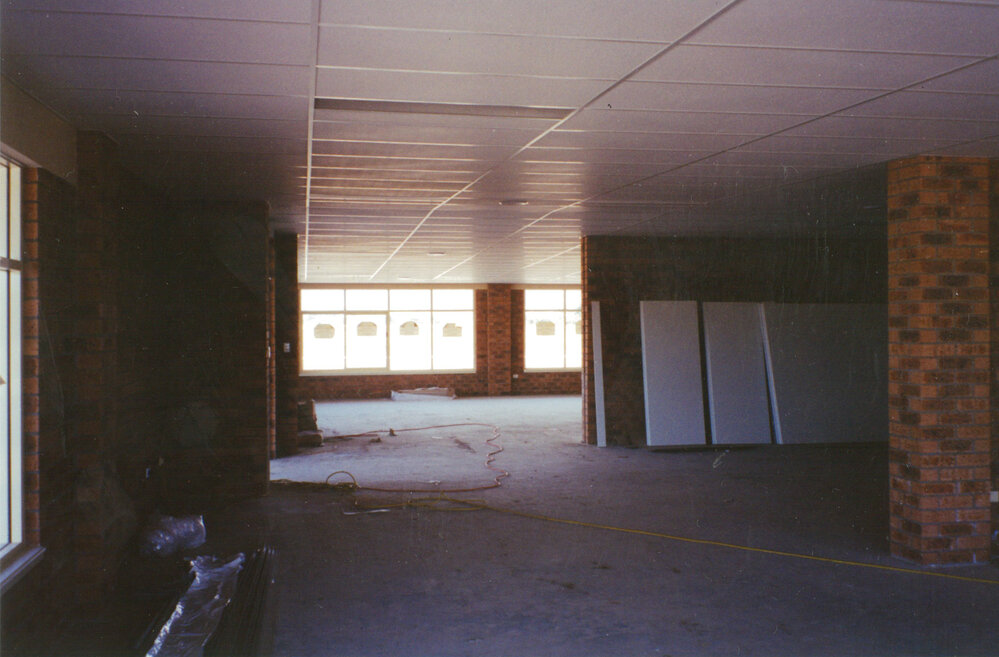 Albion Park Aerodrome terminal under construction 1993