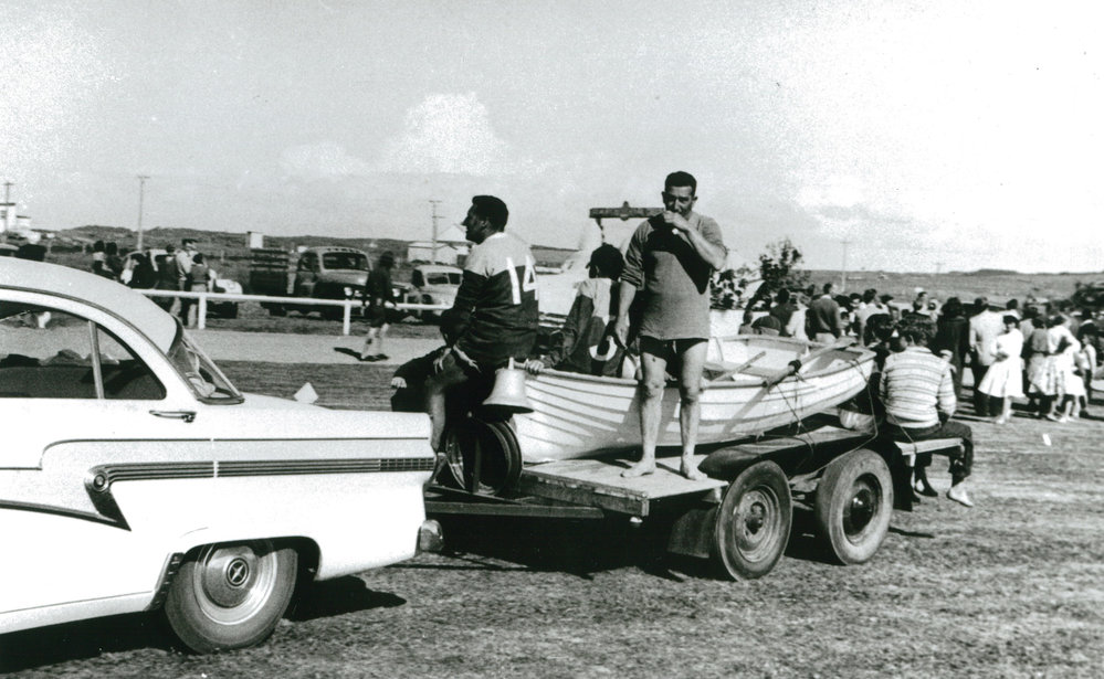 Les Lewis and Jack McGraw during the 1959 Centenary Parade