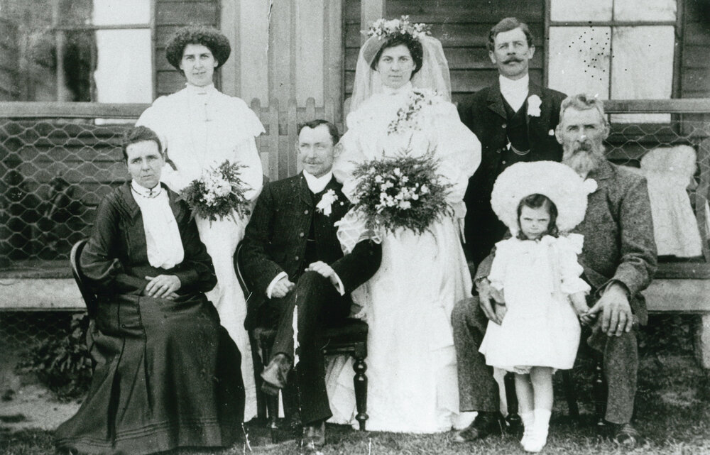 Swan-Jenkins wedding portrait