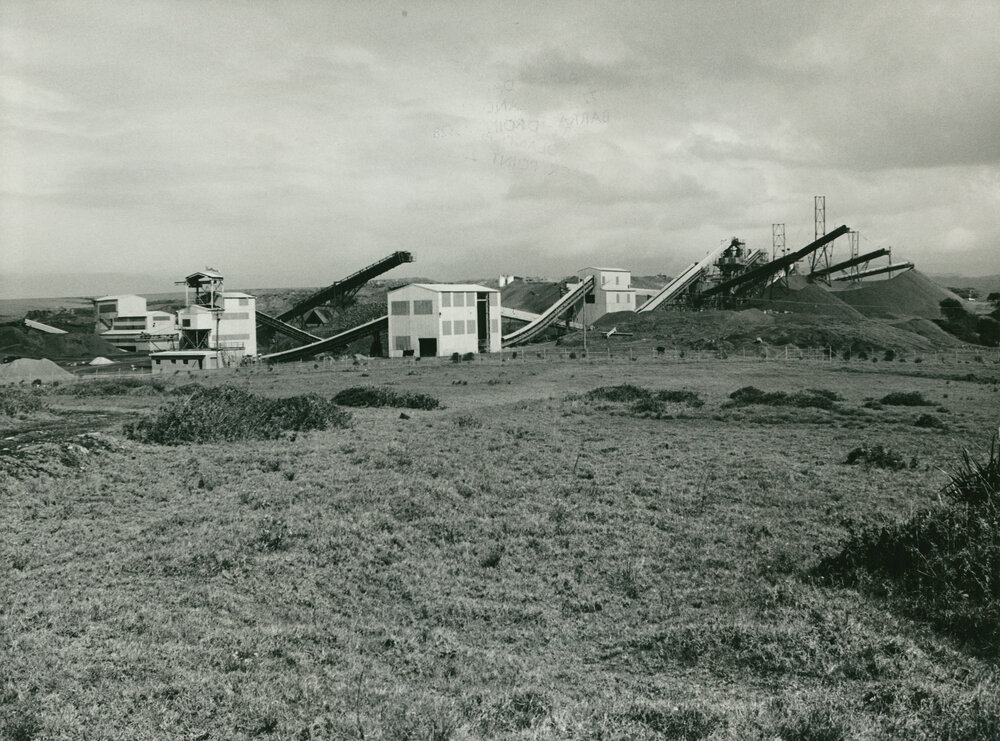 Basalt quarry at Bass Point 1986