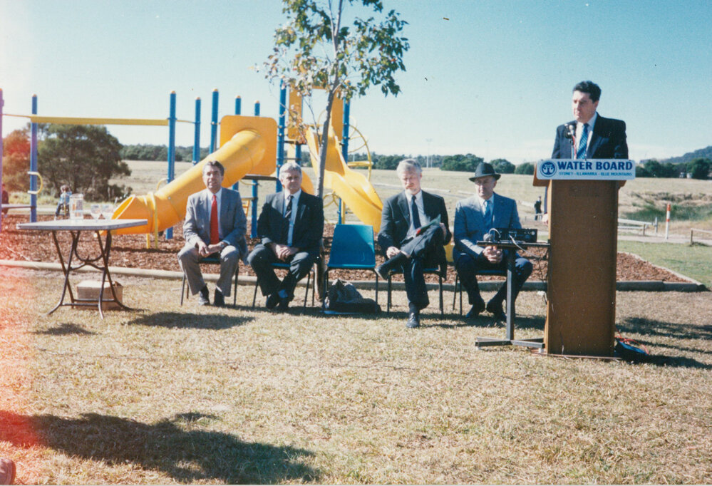 Opening of the Albion Park Sewerage Scheme 1989