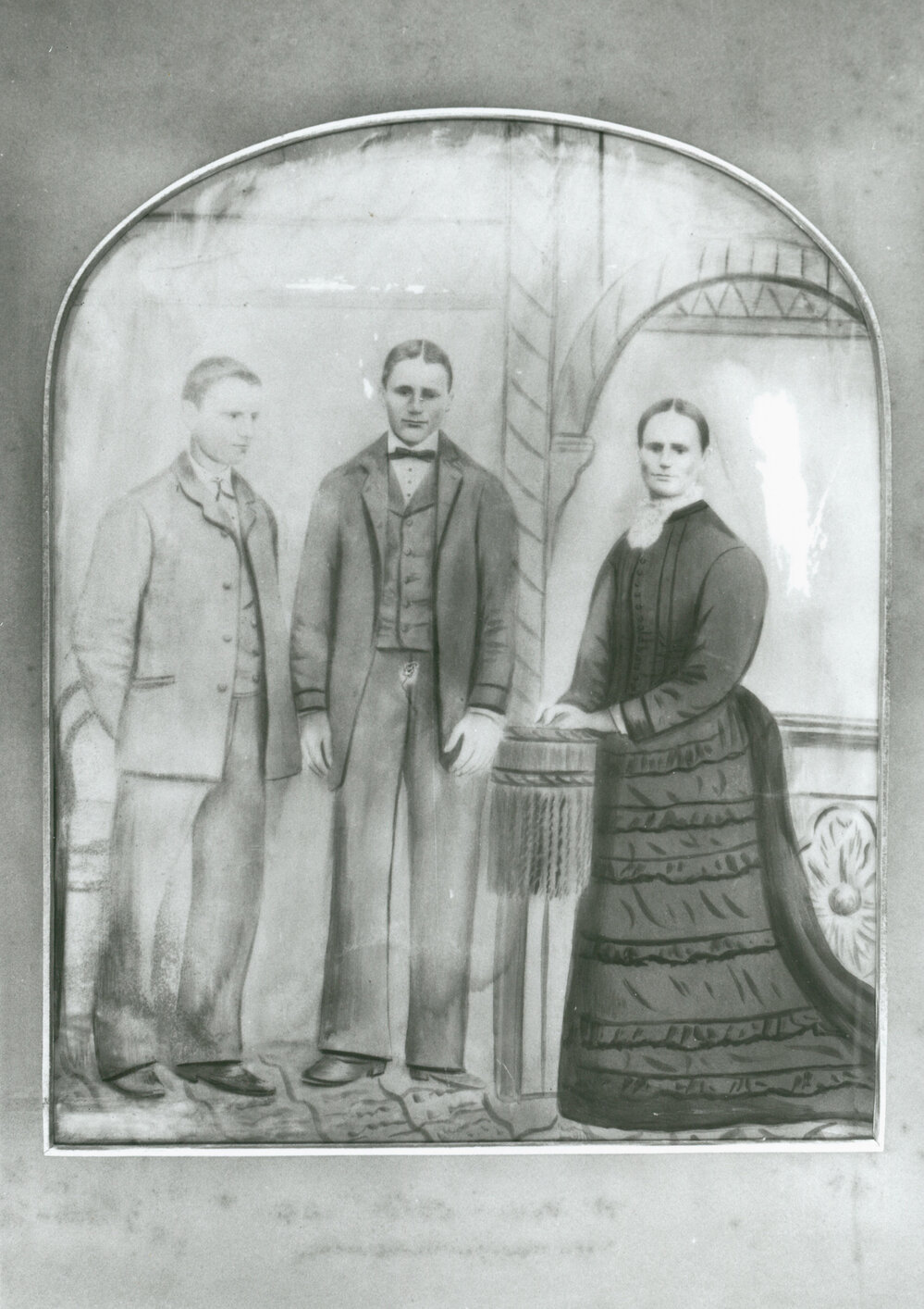 John Stubbs with his parents c.1870