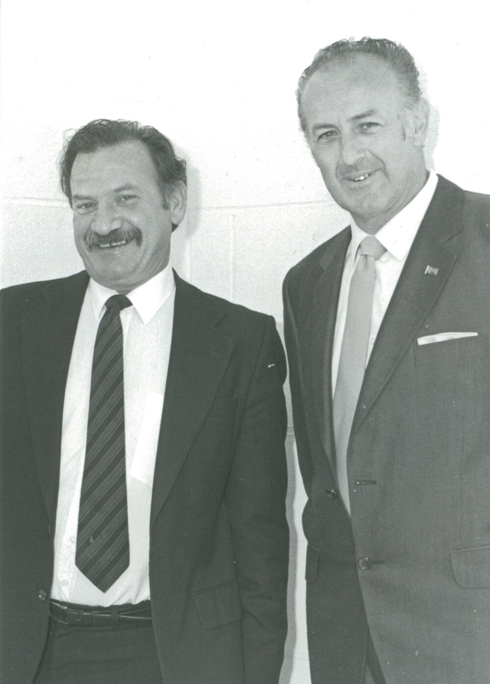 MP Colin Hollis &amp; Mayor Bob Harrison