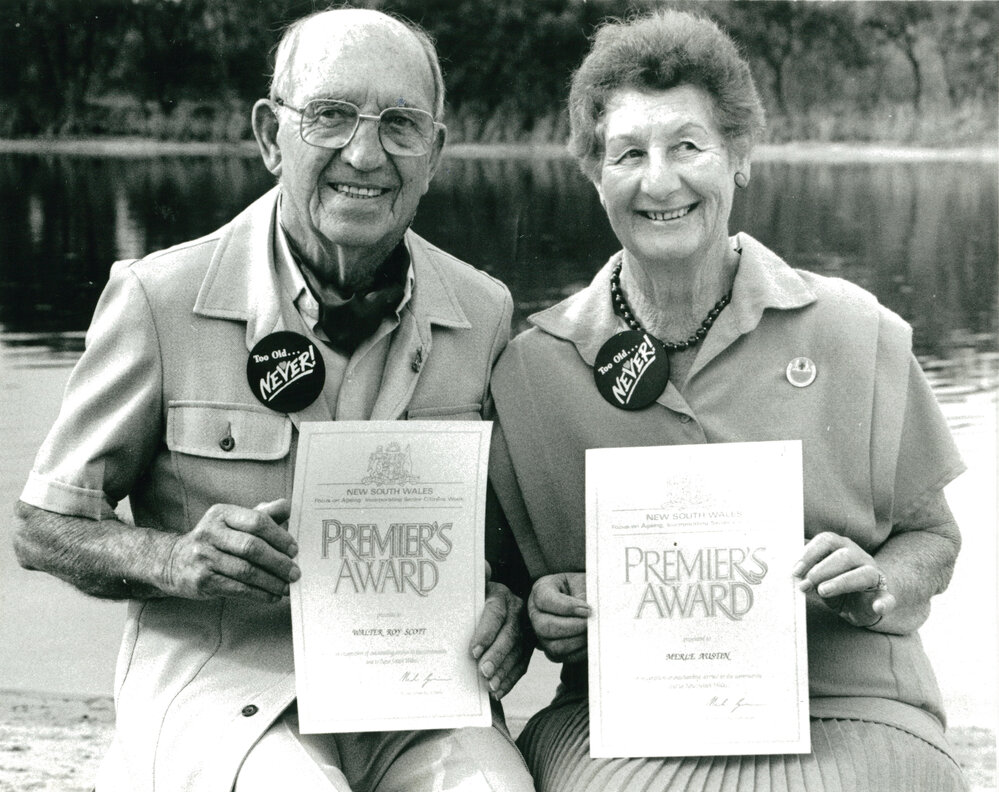 Premier's Award winners 1990 - Walter Roy Scott and Meryl Austin