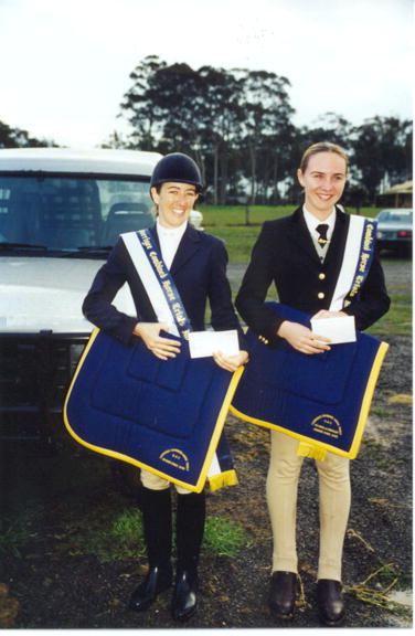 Champion riders Kylie Burke &amp; Nicole Arts