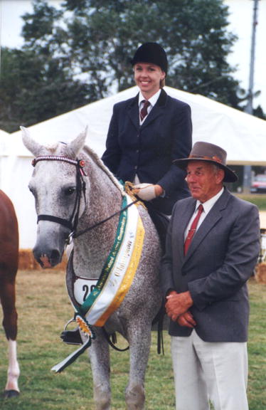 Louise Downes and 'Proud One'