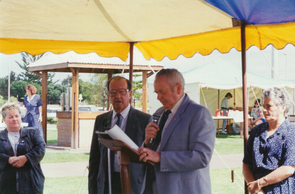 Presentation of the Premier's Award to Norm Rowland 1993