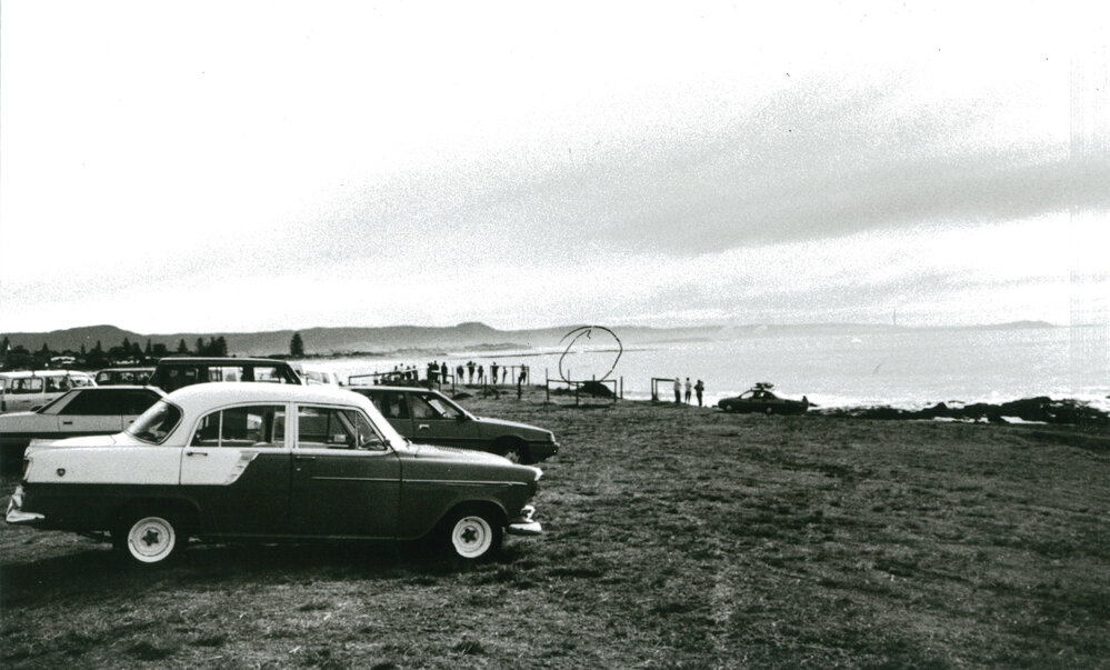 Whale watching at South Beach, Shellharbour 1993