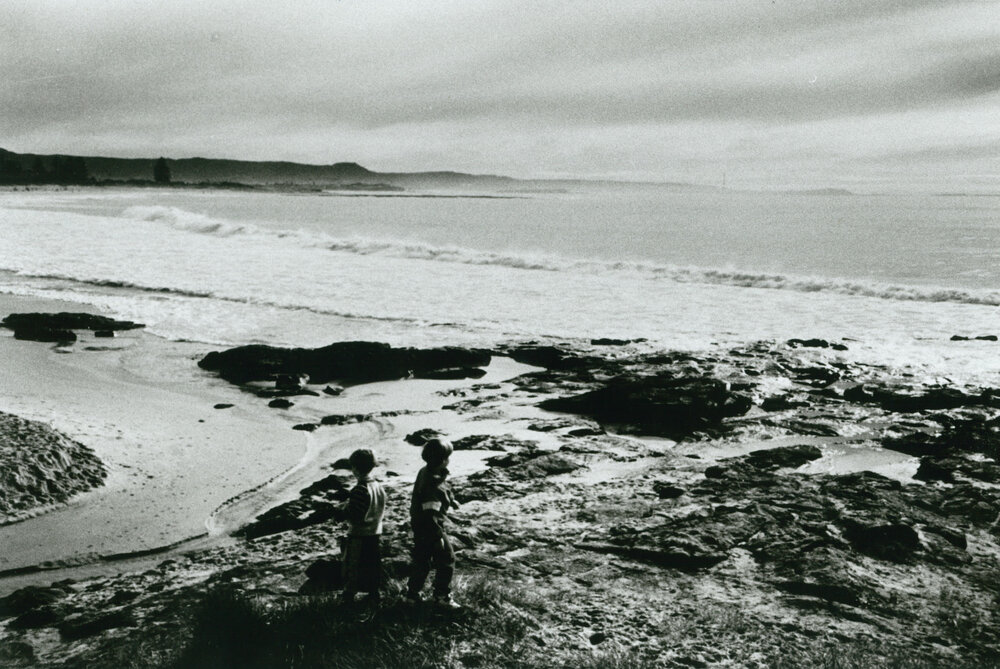 Whale watching at South Beach, Shellharbour 1993