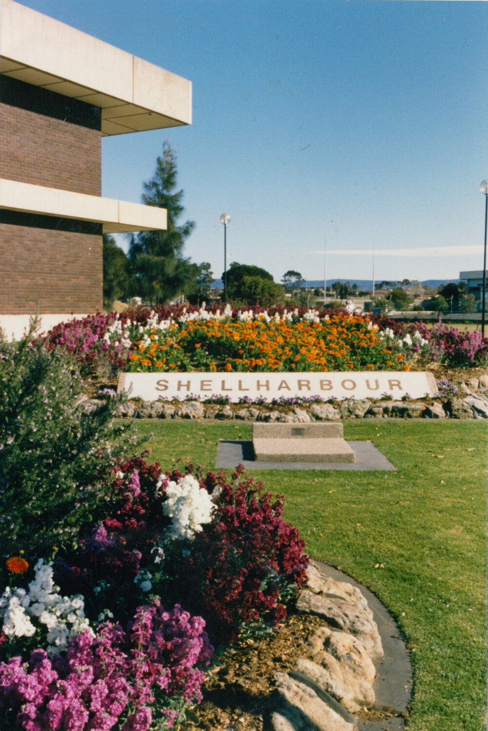A flower garden outside Shellharbour Council Chambers, Warilla