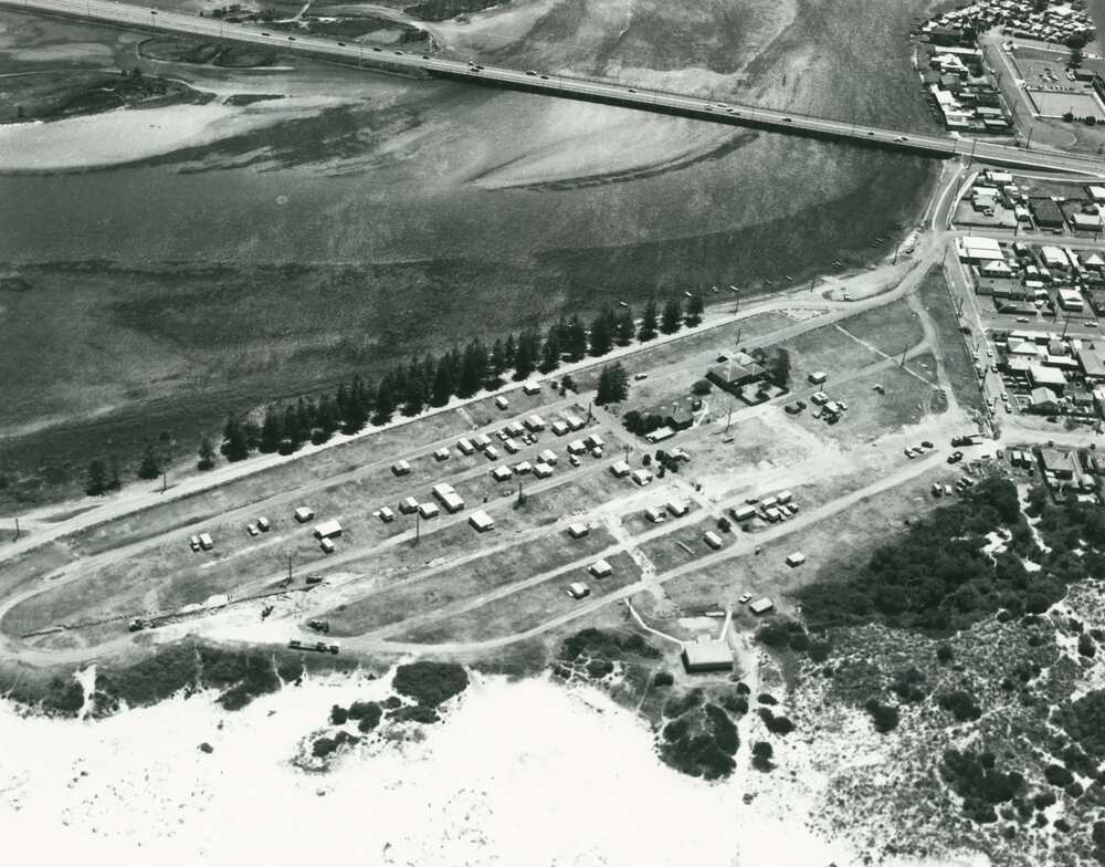Windang Bridge and Windang Campground 1978