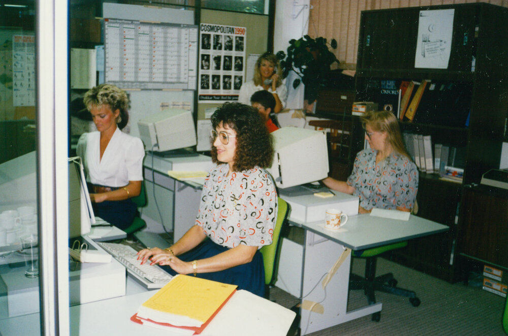 Shellharbour Council word processing room staff
