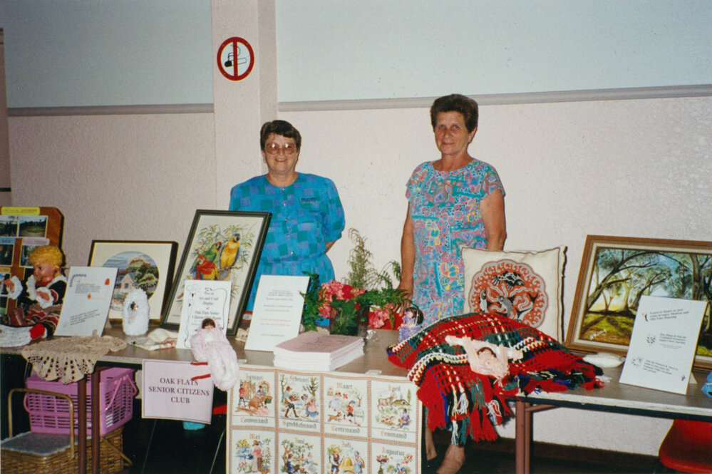 Handcraft display during Senior Citizens' Week 1996