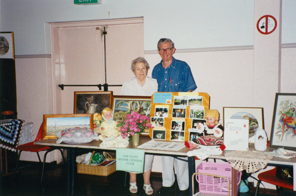 Handcraft display during Senior Citizens' Week 1996