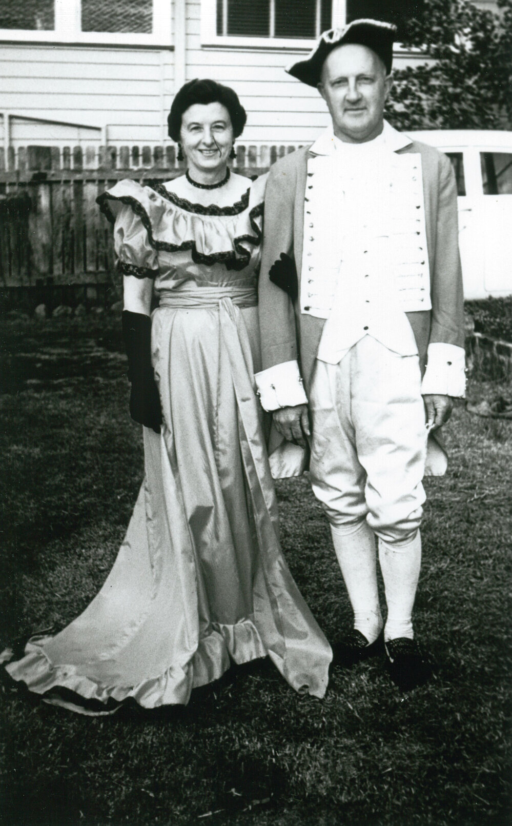 Maureen &amp; Arthur Moore dressed for the Shellharbour Centenary Ball