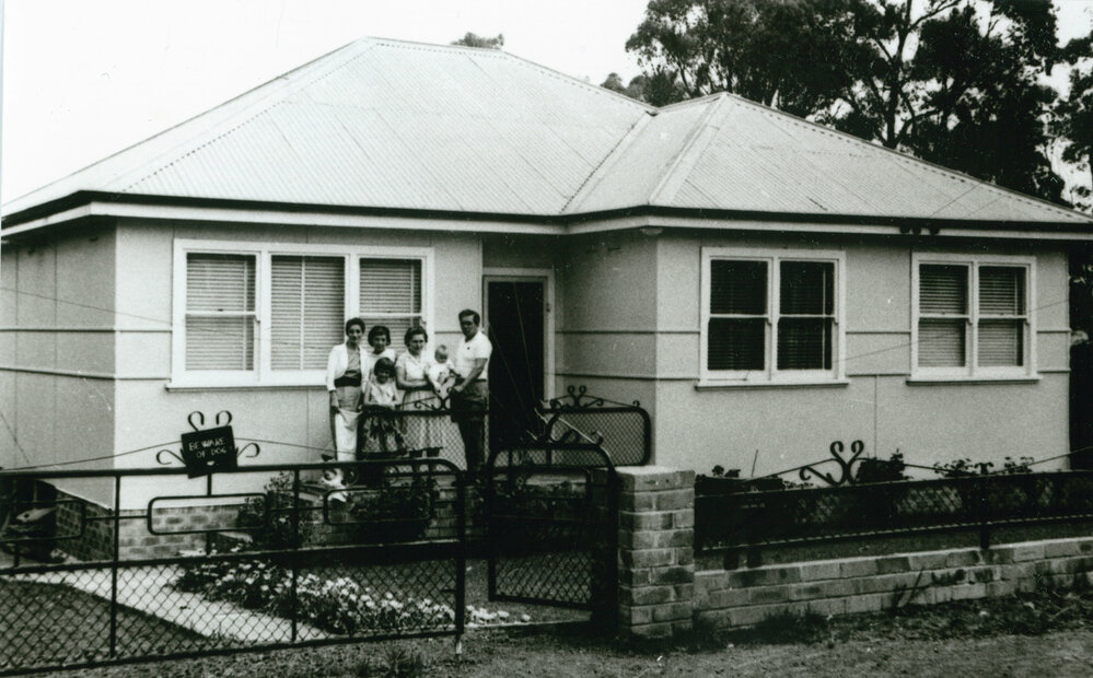 The Kirchmajer home in Fisher Street, Oak Flats