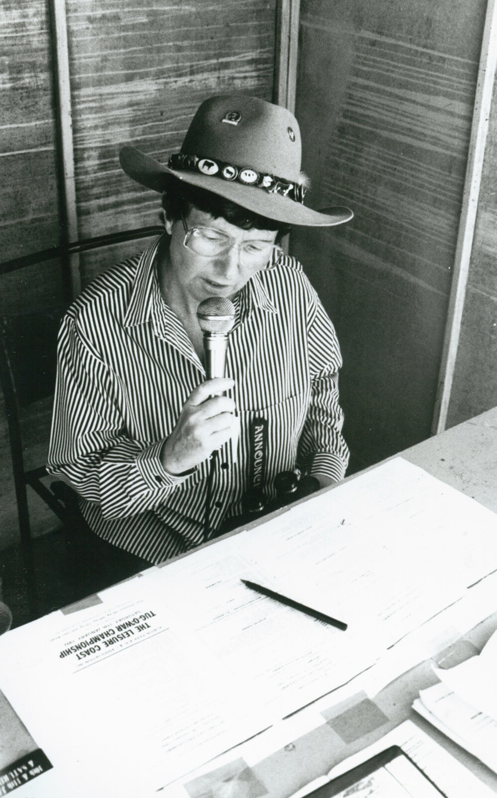 Wendy Stubbs, Ring Announcer at Albion Park Show