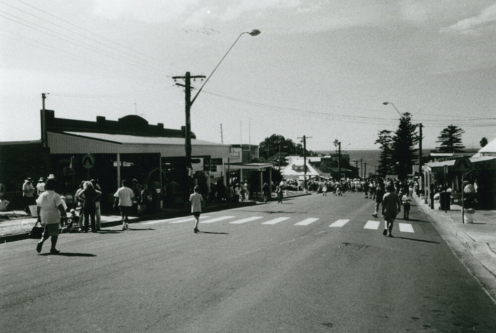Crowd at the Sunshine Festival, Shellharbour in the 1990s