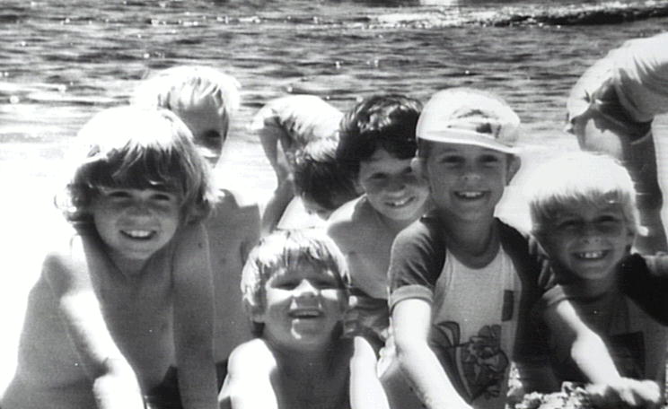 Kids at the beach