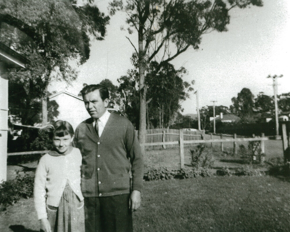 Steve and Val Kirchmajer at Oak Flats about 1962