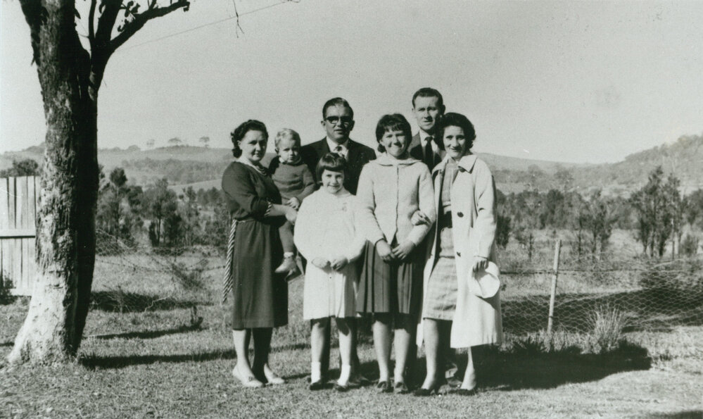 The Kirchmajer &amp; Havasi Families at Oak Flats about 1966