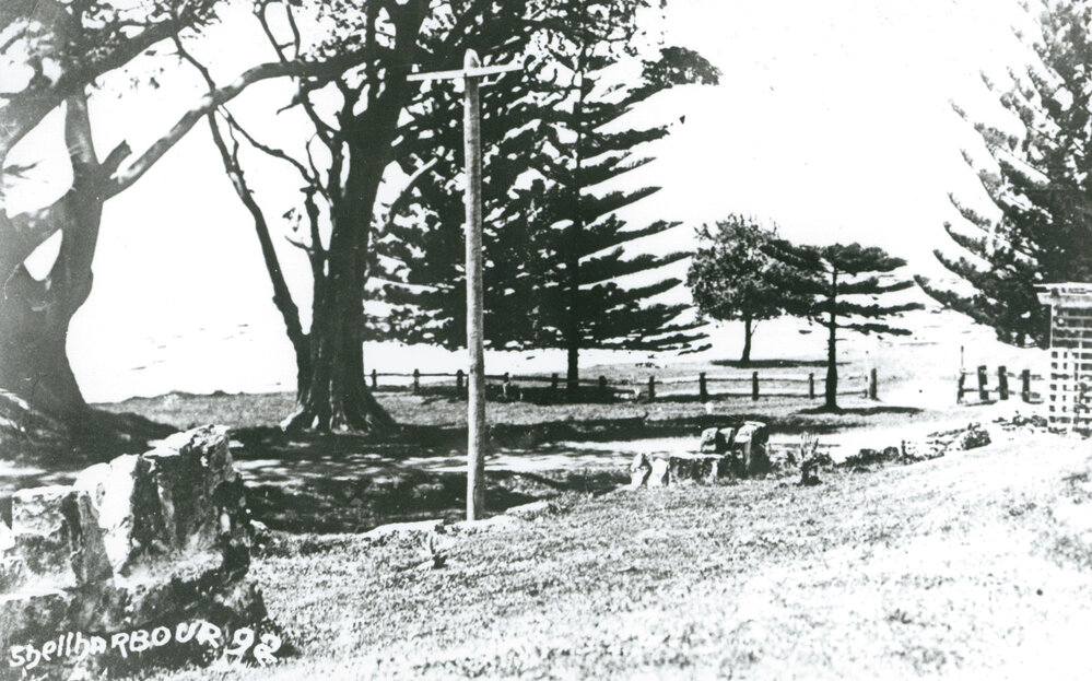 Shellharbour waterfront reserve looking south
