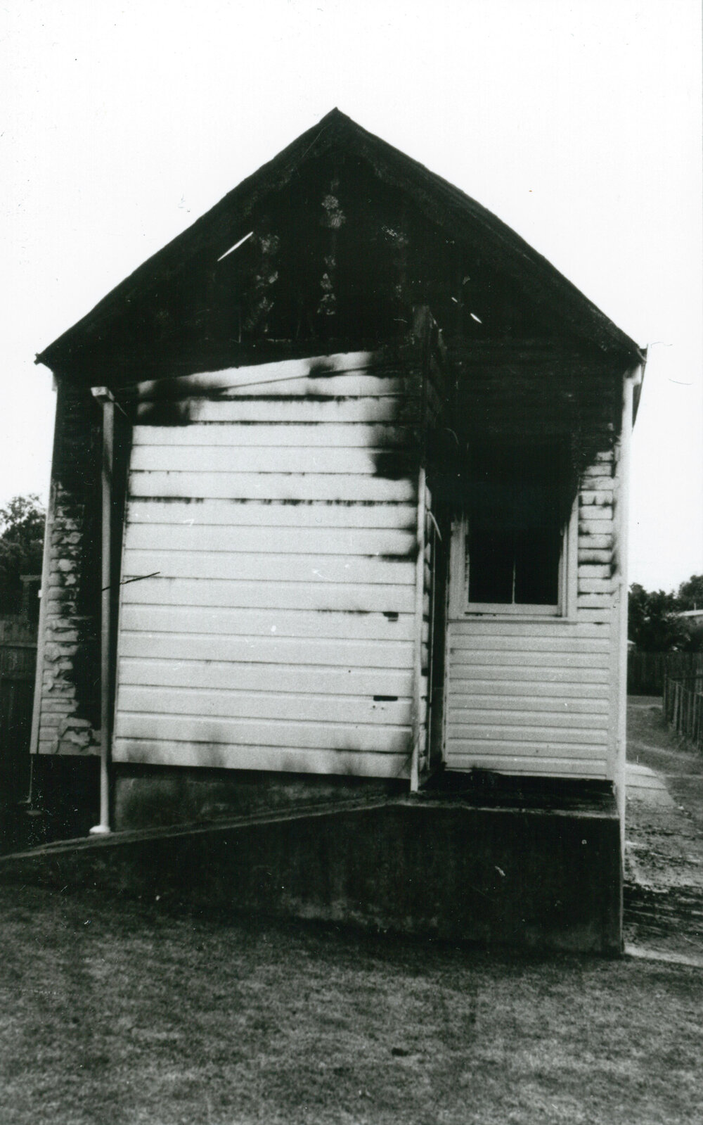 Remains of School of Arts building, Shellharbour 1986