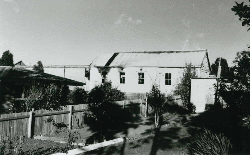 Remains of School of Arts building, Shellharbour 1986
