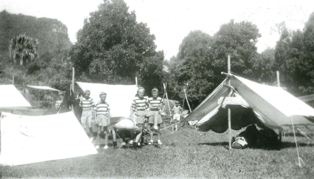 Windang Scouts at HR Lee Camp, Mt Keira