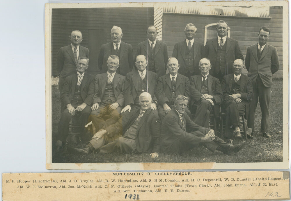 Shellharbour Municipal Council 1933