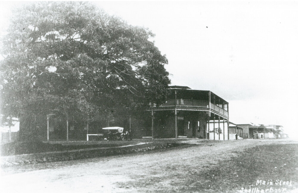Addison Street, Shellharbour in the 1920's