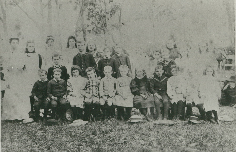 Pupils at Stockyard Mountain School, Albion Park