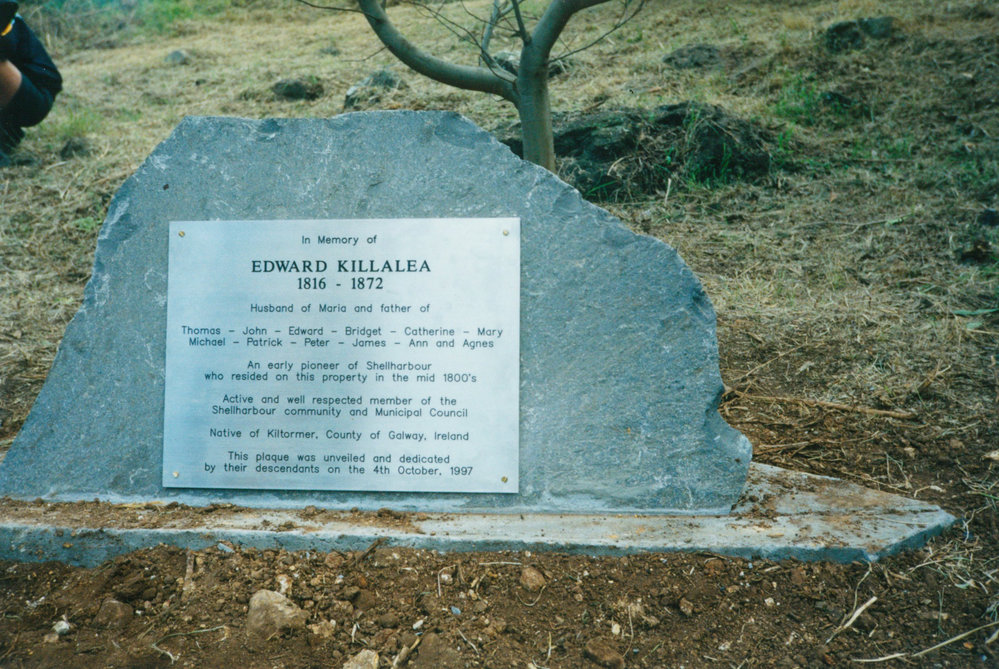 Memorial to Edward Killalea 1816-1872